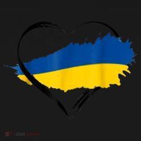 Heart Ukraine I Stand With Ukraine Ukrainian Flag Gift Women's Hoodie thumb 2