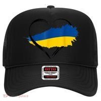 Heart Ukraine I Stand With Ukraine Ukrainian Flag Gift Hat thumb 0