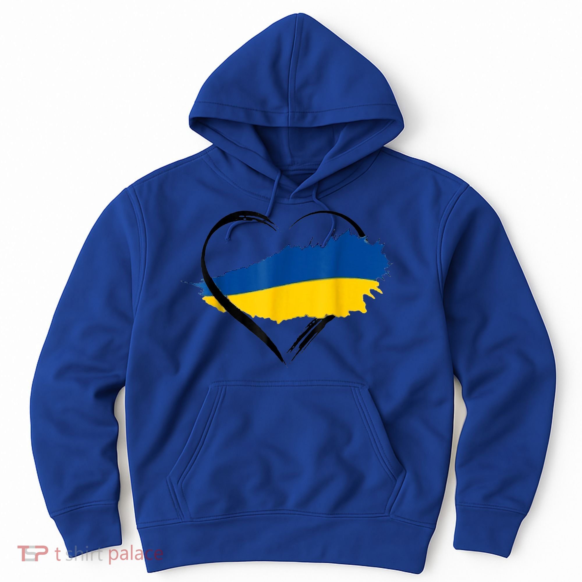 Heart Ukraine I Stand With Ukraine Ukrainian Flag Gift Hoodie
