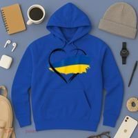 Heart Ukraine I Stand With Ukraine Ukrainian Flag Gift Hoodie thumb 3