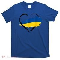 Heart Ukraine I Stand With Ukraine Ukrainian Flag Gift T-Shirt thumb 0