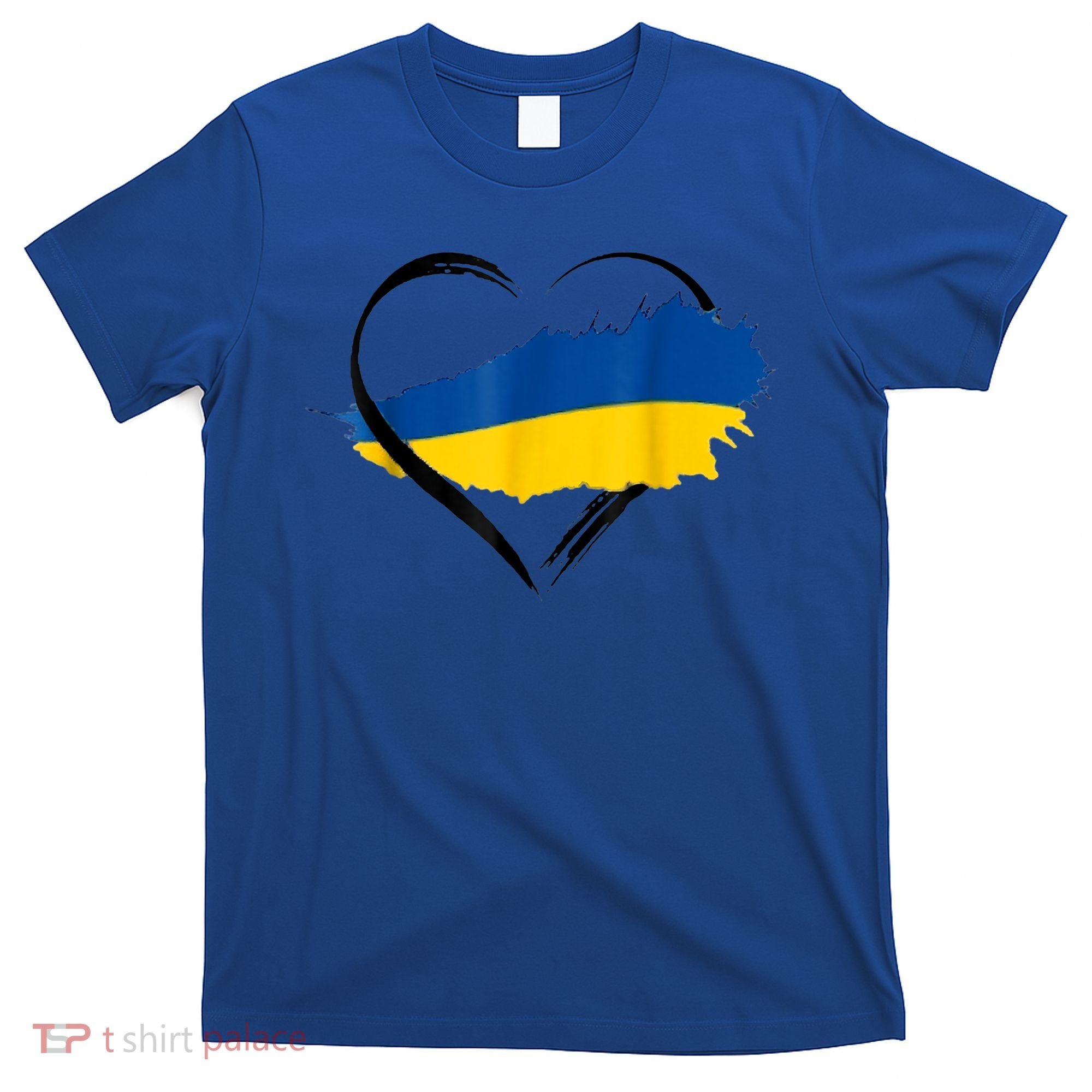 Heart Ukraine I Stand With Ukraine Ukrainian Flag Gift T-Shirt