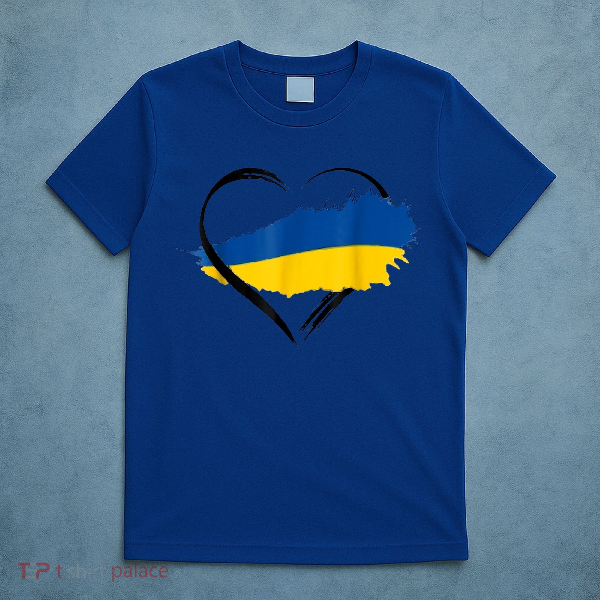 Heart Ukraine I Stand With Ukraine Ukrainian Flag Gift T-Shirt