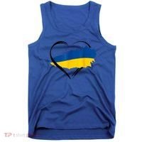 Heart Ukraine I Stand With Ukraine Ukrainian Flag Gift Tank Top thumb 0