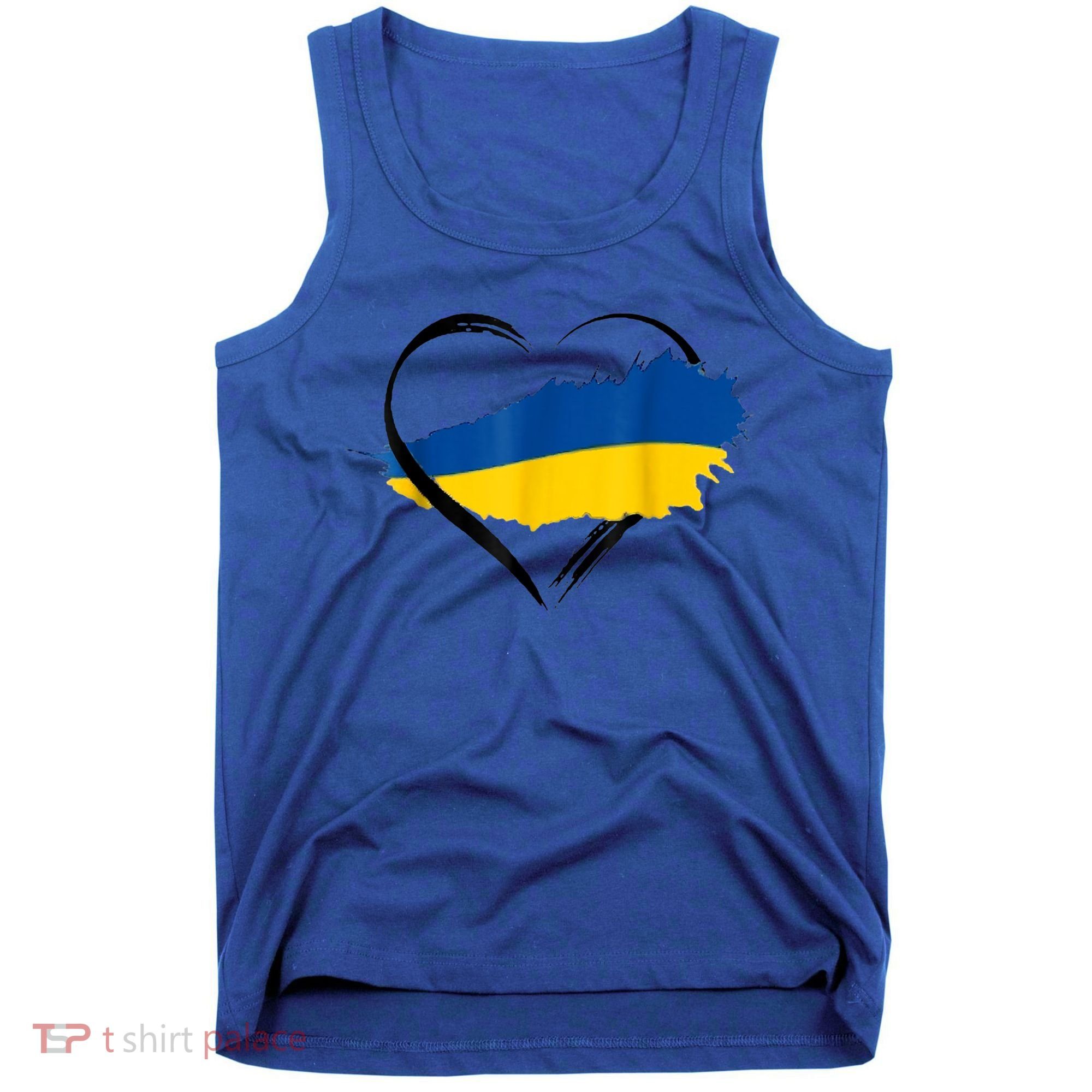 Heart Ukraine I Stand With Ukraine Ukrainian Flag Gift Tank Top