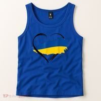 Heart Ukraine I Stand With Ukraine Ukrainian Flag Gift Tank Top thumb 2