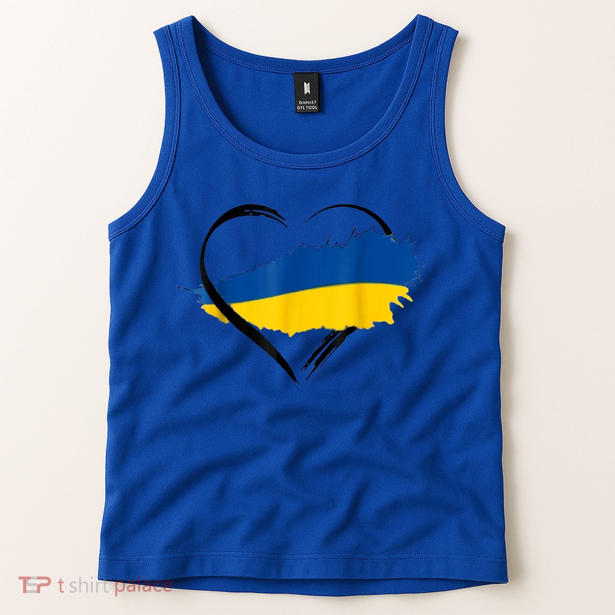 Heart Ukraine I Stand With Ukraine Ukrainian Flag Gift Tank Top
