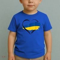 Heart Ukraine I Stand With Ukraine Ukrainian Flag Gift Toddler T-Shirt thumb 2