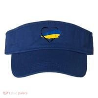 Heart Ukraine I Stand With Ukraine Ukrainian Flag Gift Visor thumb 0