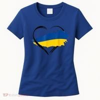 Heart Ukraine I Stand With Ukraine Ukrainian Flag Gift Women's T-Shirt thumb 0