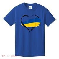 Heart Ukraine I Stand With Ukraine Ukrainian Flag Gift Kids T-Shirt thumb 0