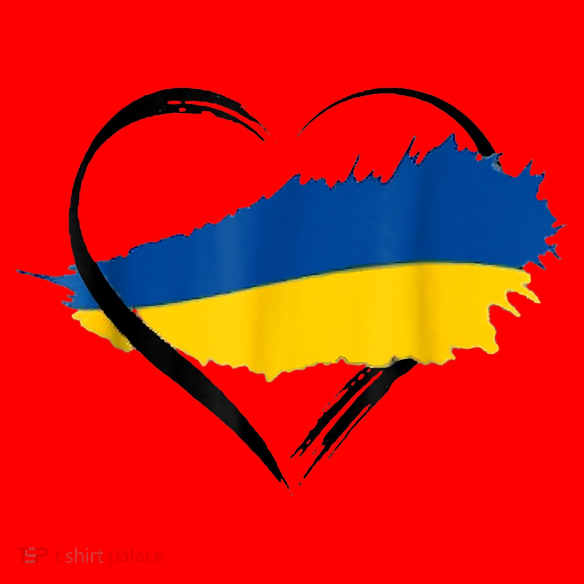 Heart Ukraine I Stand With Ukraine Ukrainian Flag Gift Santa Hat