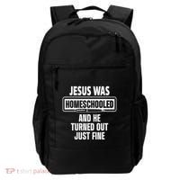 Homeschool Unschooling Jesus Homeschooled Backpack thumb 0