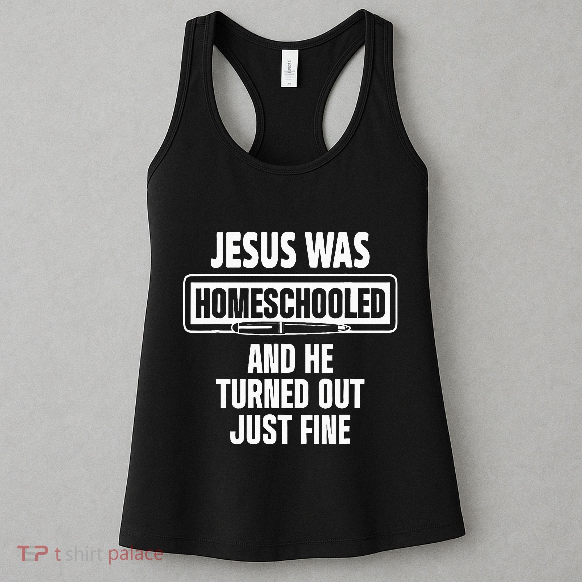 Homeschool Unschooling Jesus Homeschooled Women's Tank Top