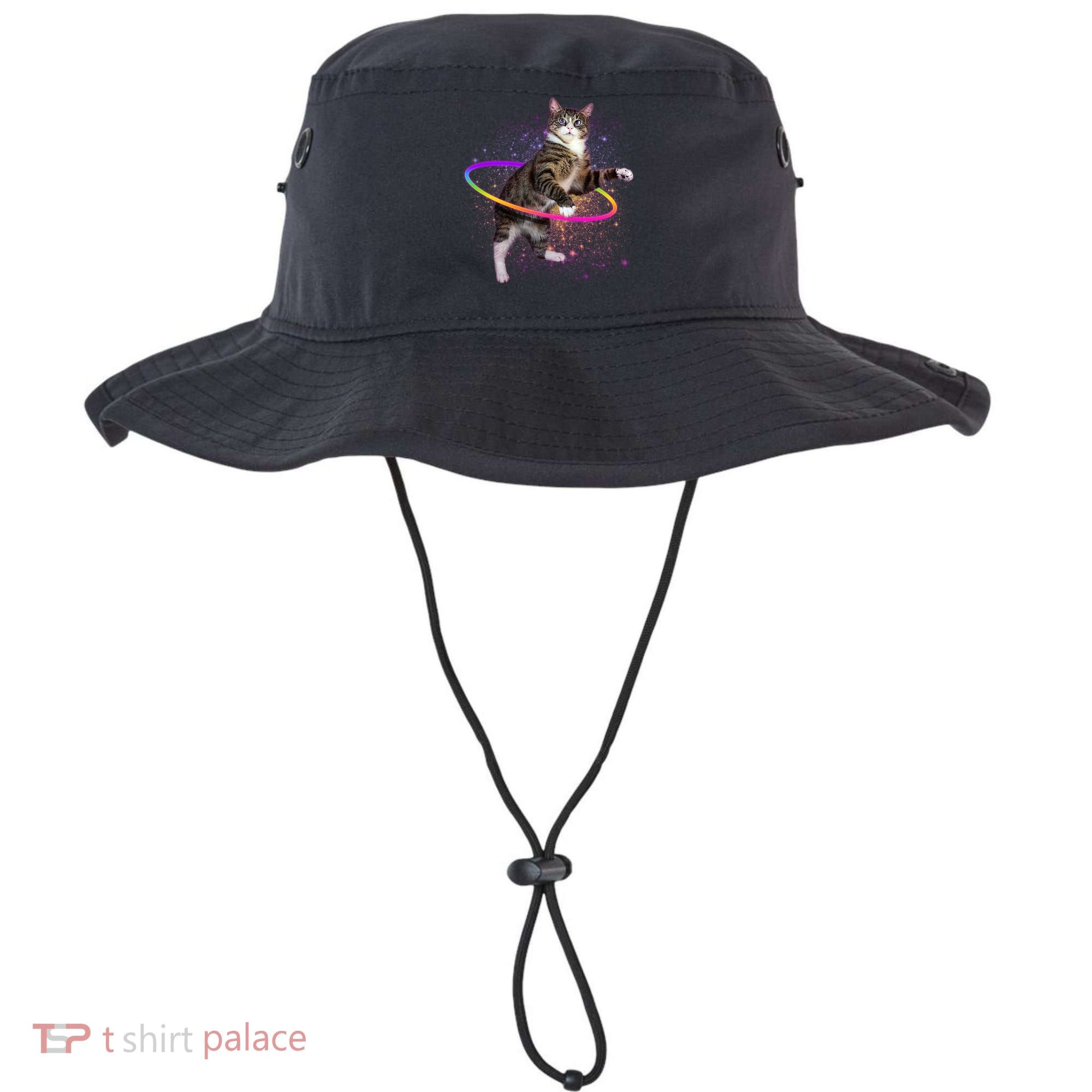 Hula Hoop Galaxy Cat Bucket Hat