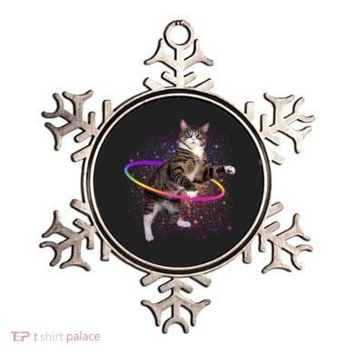 Hula Hoop Galaxy Cat Ornament