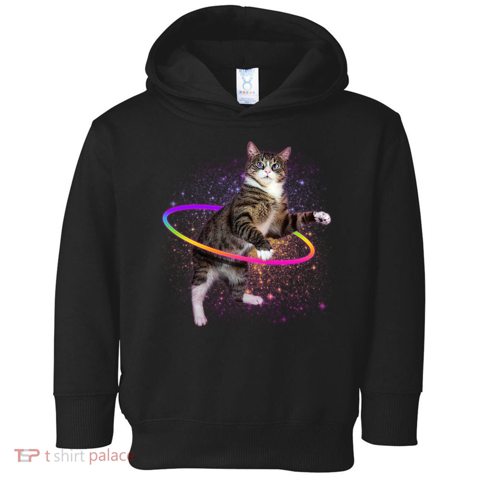 Hula Hoop Galaxy Cat Toddler Hoodie