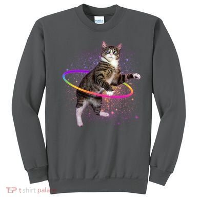 Hula Hoop Galaxy Cat Sweatshirt