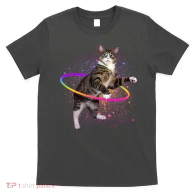 Hula Hoop Galaxy Cat T-Shirt