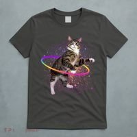 Hula Hoop Galaxy Cat T-Shirt thumb 5