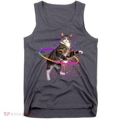 Hula Hoop Galaxy Cat Tank Top