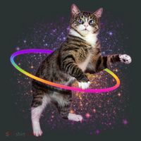 Hula Hoop Galaxy Cat Toddler T-Shirt thumb 4