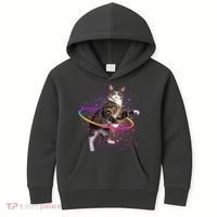 Hula Hoop Galaxy Cat Kids Hoodie thumb 0