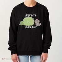 Hulk Cat Black W. Cat Women's Sweatshirt thumb 0