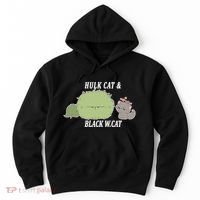 Hulk Cat Black W. Cat Hoodie thumb 0