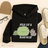 Hulk Cat Black W. Cat Hoodie thumb 4