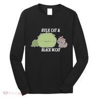 Hulk Cat Black W. Cat Long Sleeve Shirt thumb 0