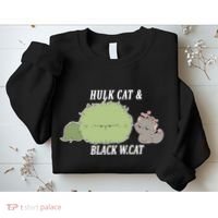 Hulk Cat Black W. Cat Sweatshirt thumb 2