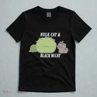 Hulk Cat Black W. Cat T-Shirt thumb 5