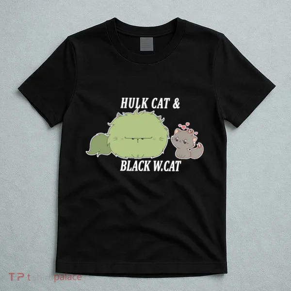 Hulk Cat Black W. Cat T-Shirt