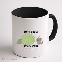 Hulk Cat Black W. Cat Coffee Mug thumb 1