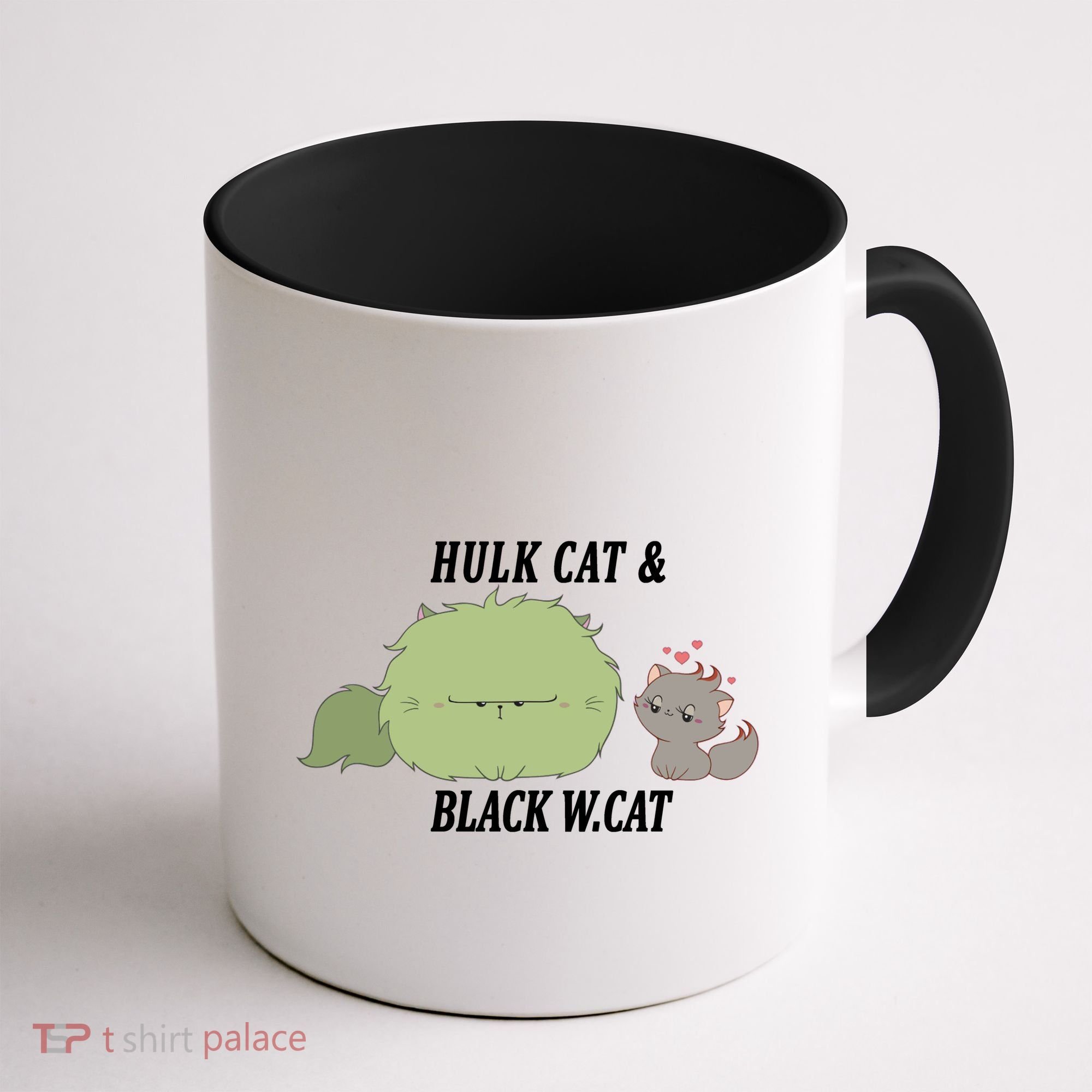 Hulk Cat Black W. Cat Coffee Mug