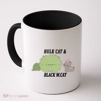 Hulk Cat Black W. Cat Coffee Mug thumb 0