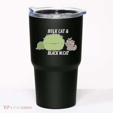 Hulk Cat Black W. Cat Tumbler