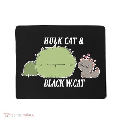 Hulk Cat Black W. Cat Mousepad