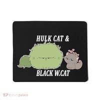 Hulk Cat Black W. Cat Mousepad thumb 0