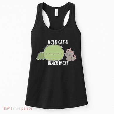 Hulk Cat Black W. Cat Women's Tank Top