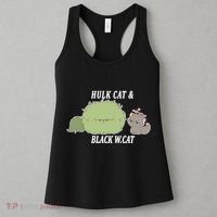 Hulk Cat Black W. Cat Women's Tank Top thumb 3