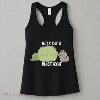 Hulk Cat Black W. Cat Women's Tank Top thumb 3
