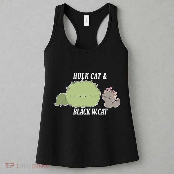 Hulk Cat Black W. Cat Women's Tank Top