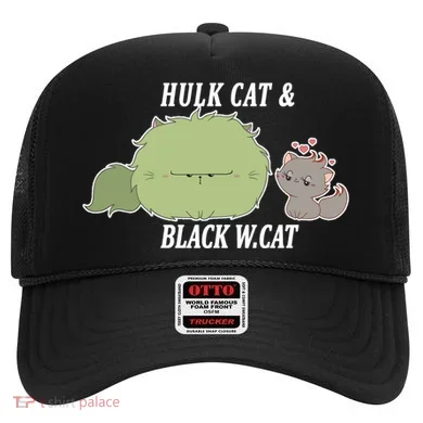 Hulk Cat Black W. Cat Hat