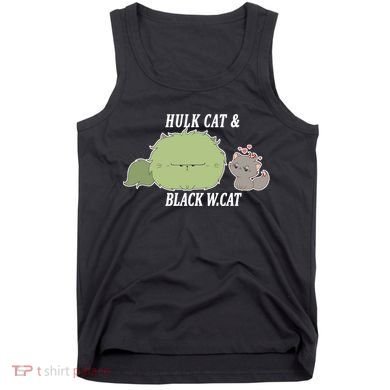 Hulk Cat Black W. Cat Tank Top