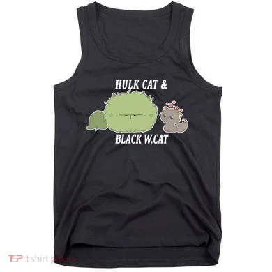 Hulk Cat Black W. Cat Tank Top