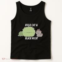 Hulk Cat Black W. Cat Tank Top thumb 2