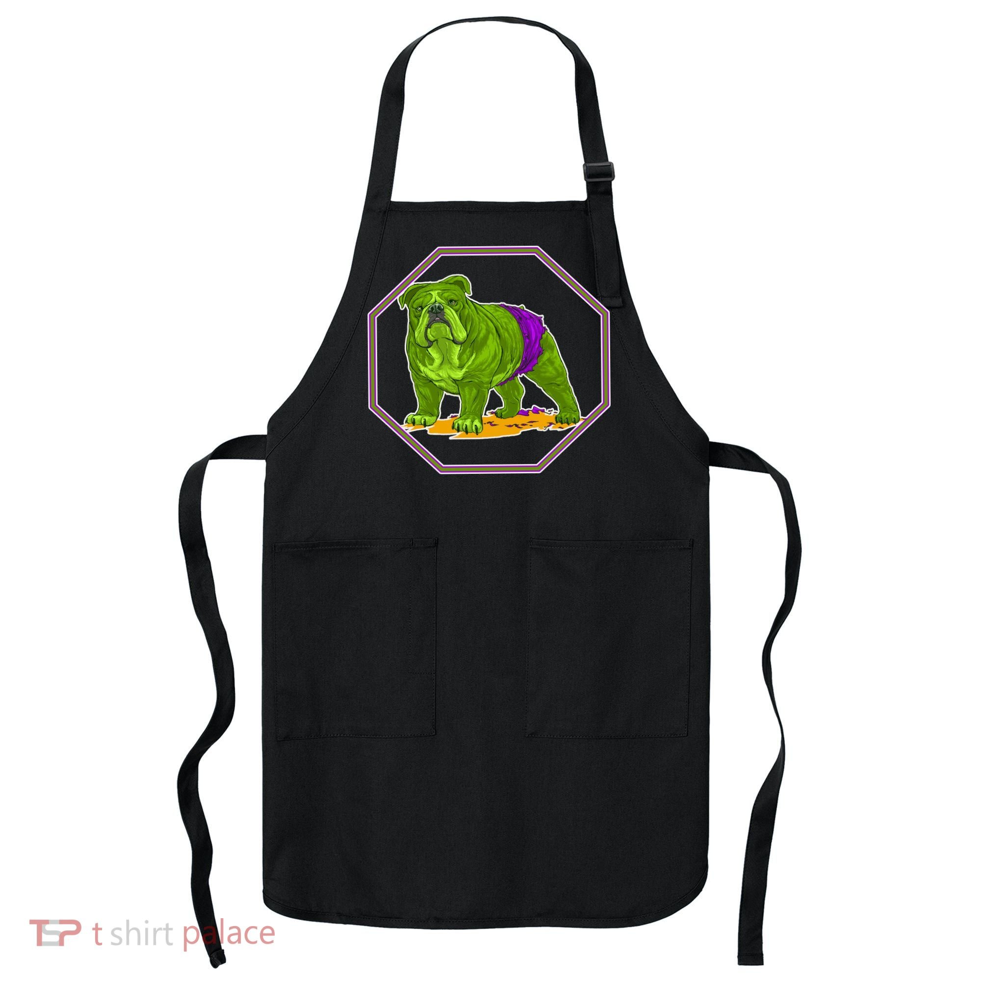 Hulk Green Dog Apron