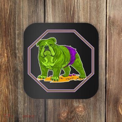 Hulk Green Dog Coaster